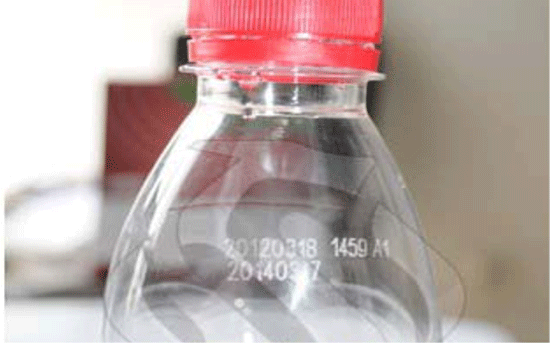 塑料瓶激光打标样品